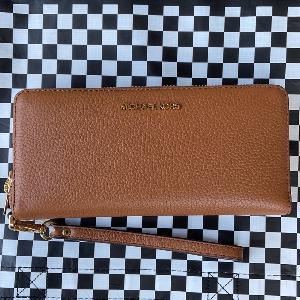 Michael Kors Jet Set Travel Large Travel CONTINENTAL Wristlet-Wallet - Picture 6 of 16